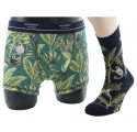 Pack boxer-chaussette