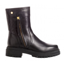 Boots pitch cuir
