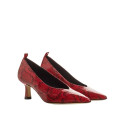 Escarpin bless python vernis